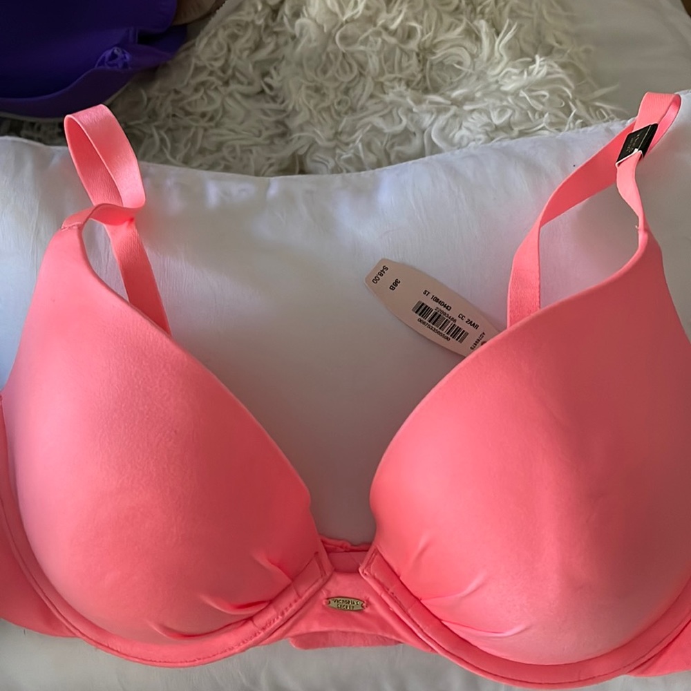 Victoria's Secret Neon Pink T-Shirt Bra